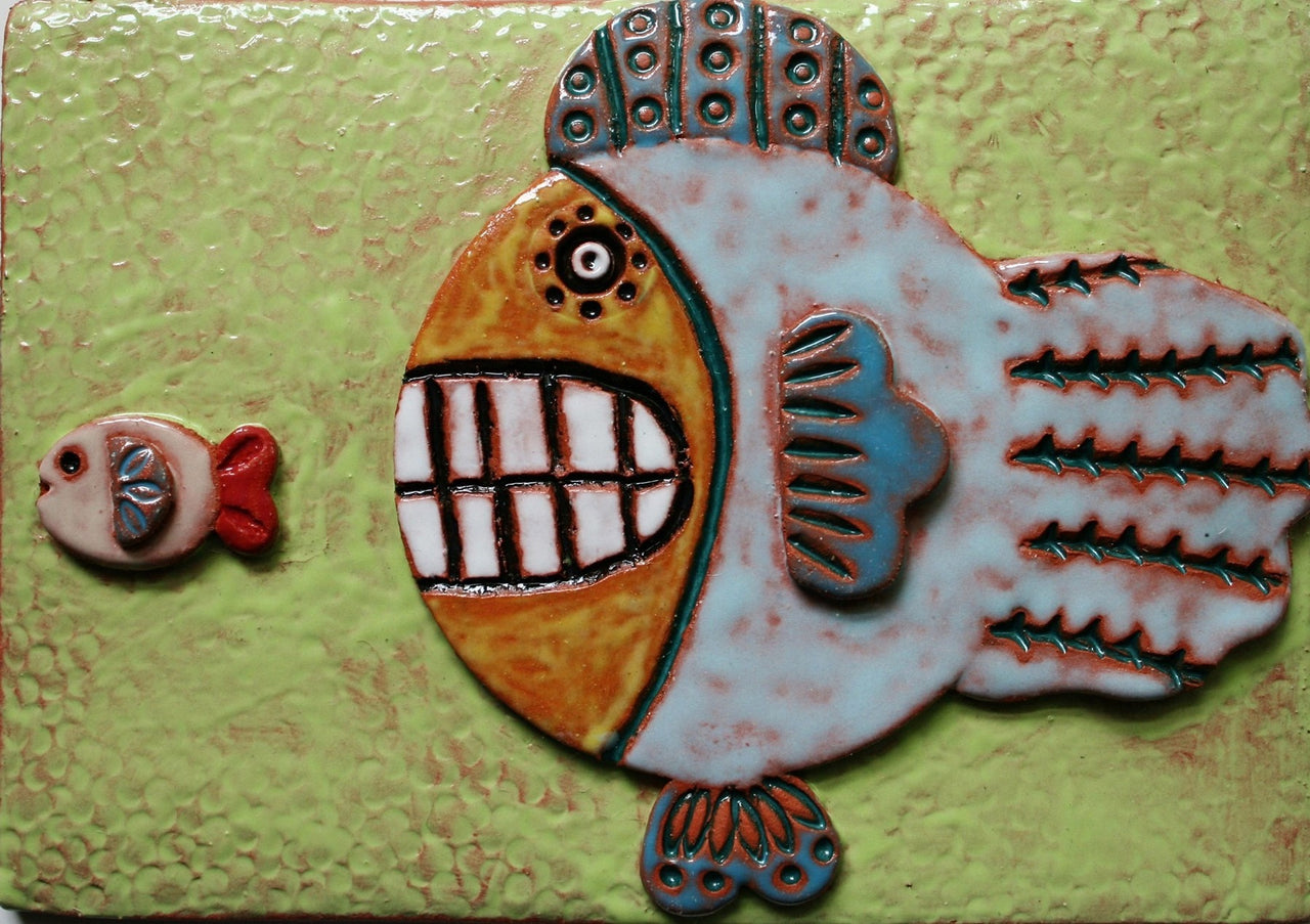 Fish Ceramic Wall Art Tile 46
