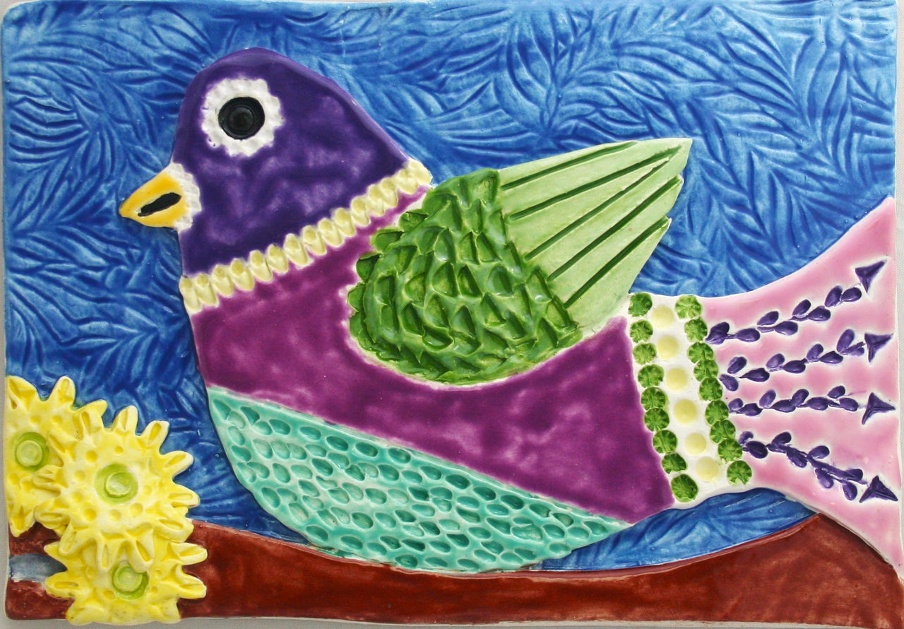 Bird Ceramic Wall Art Tile 4