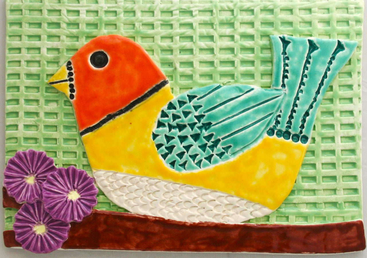 Bird Ceramic Wall Art Tile 6