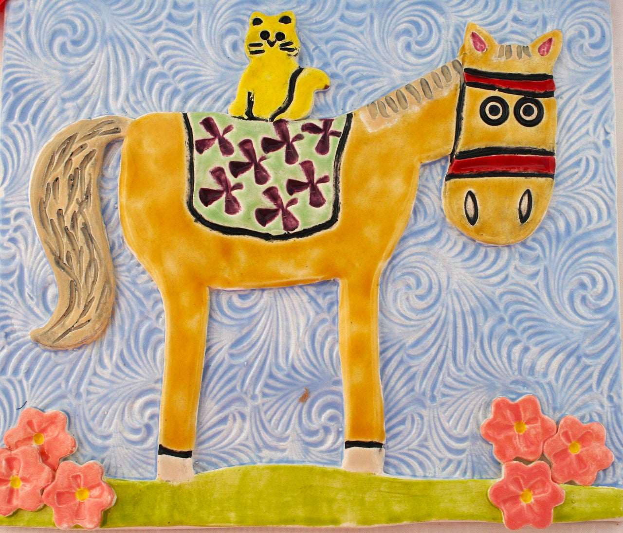 Horse Ceramic Wall Art Tile 2