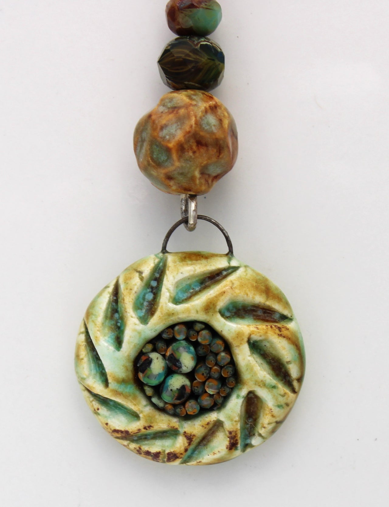 Micro Mosaic Necklace 1001