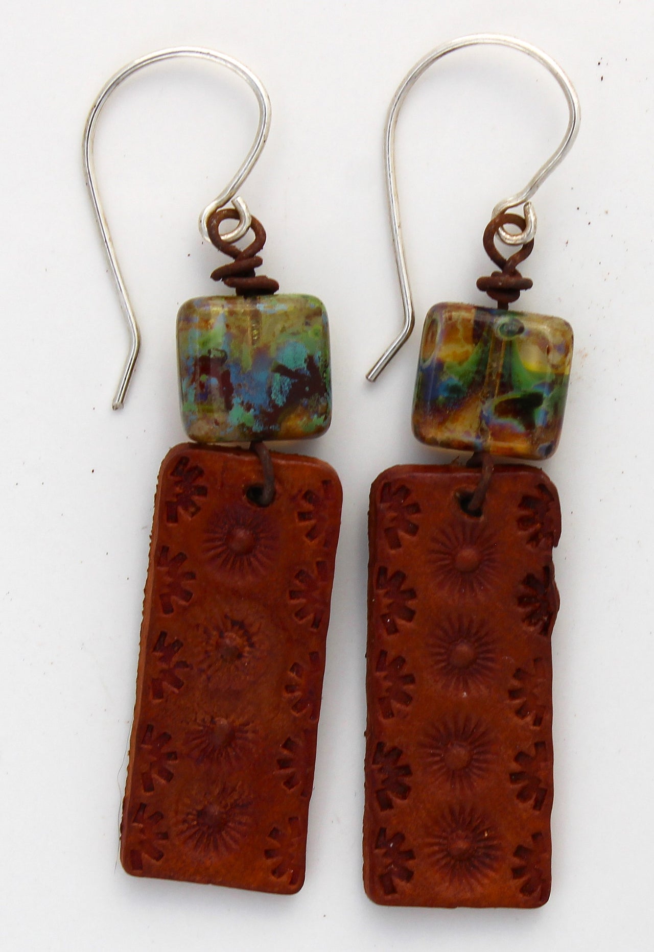 Leather Earrings 1002
