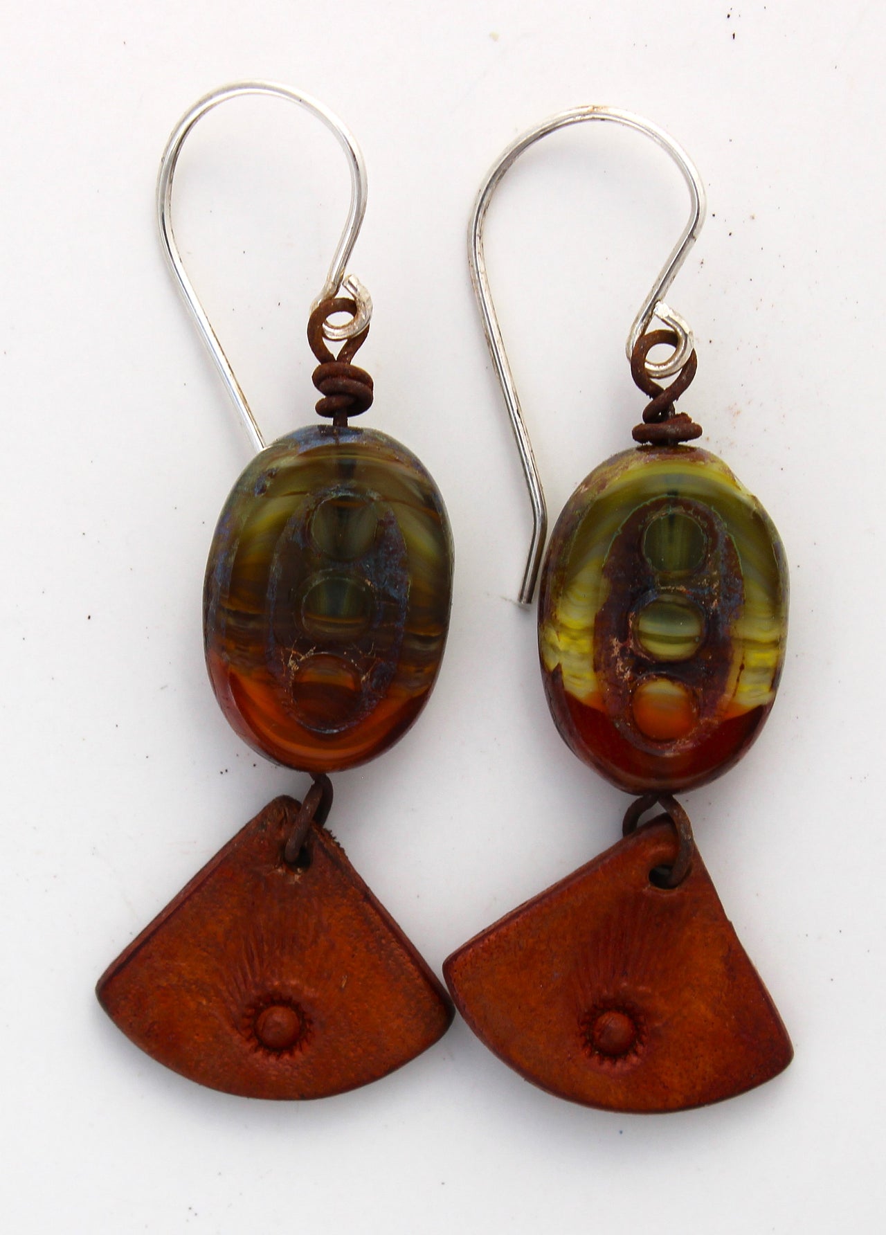 Leather Earrings 1003