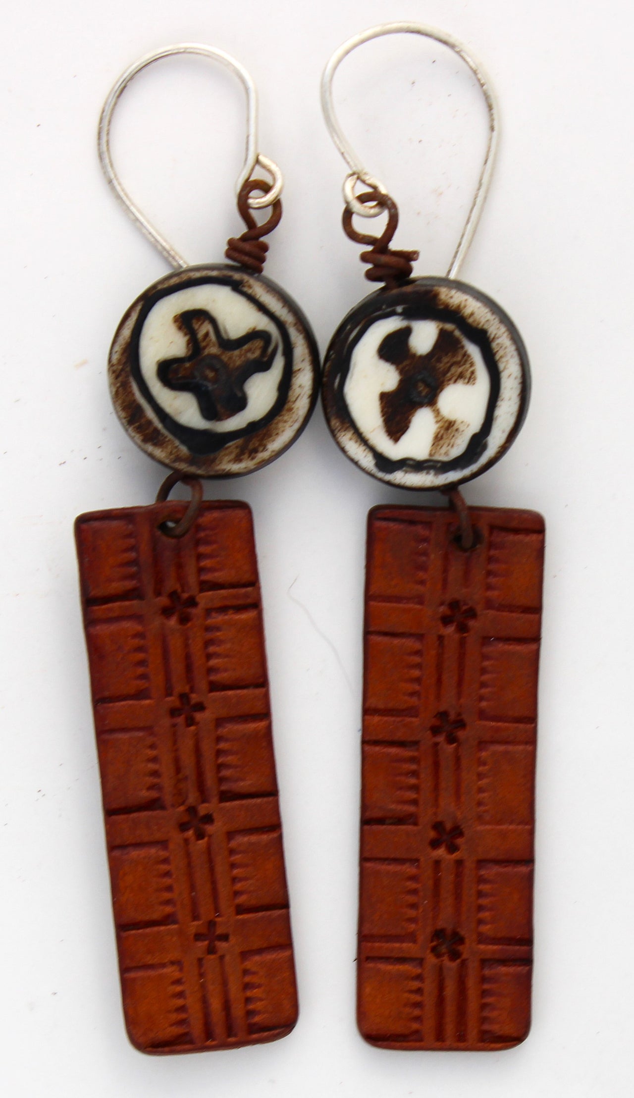 Leather Earrings 1004