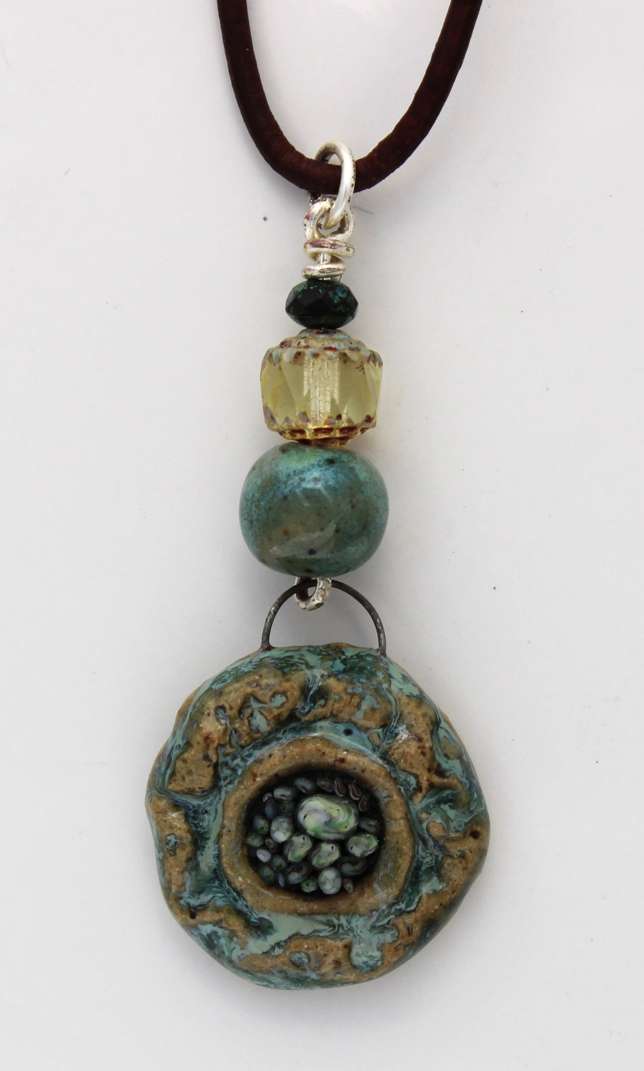 Micro Mosaic Necklace 1004