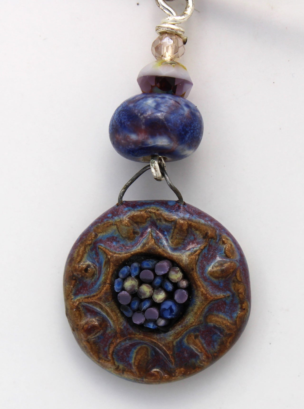 Micro Mosaic Necklace 1005