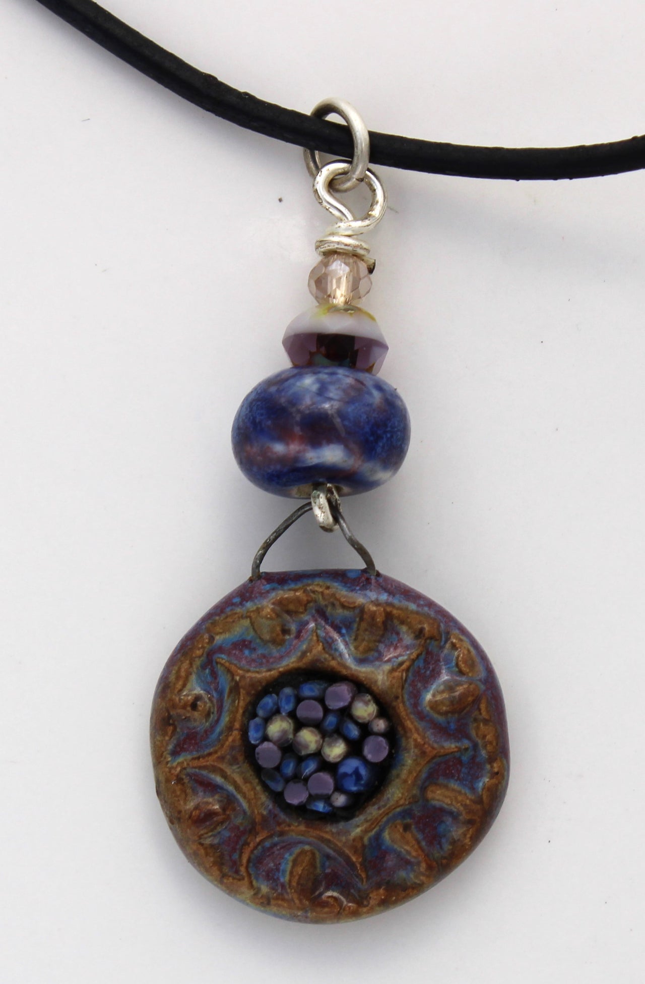 Micro Mosaic Necklace 1005
