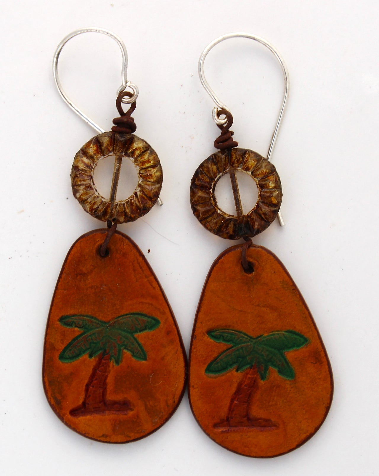 Leather Earrings 1005