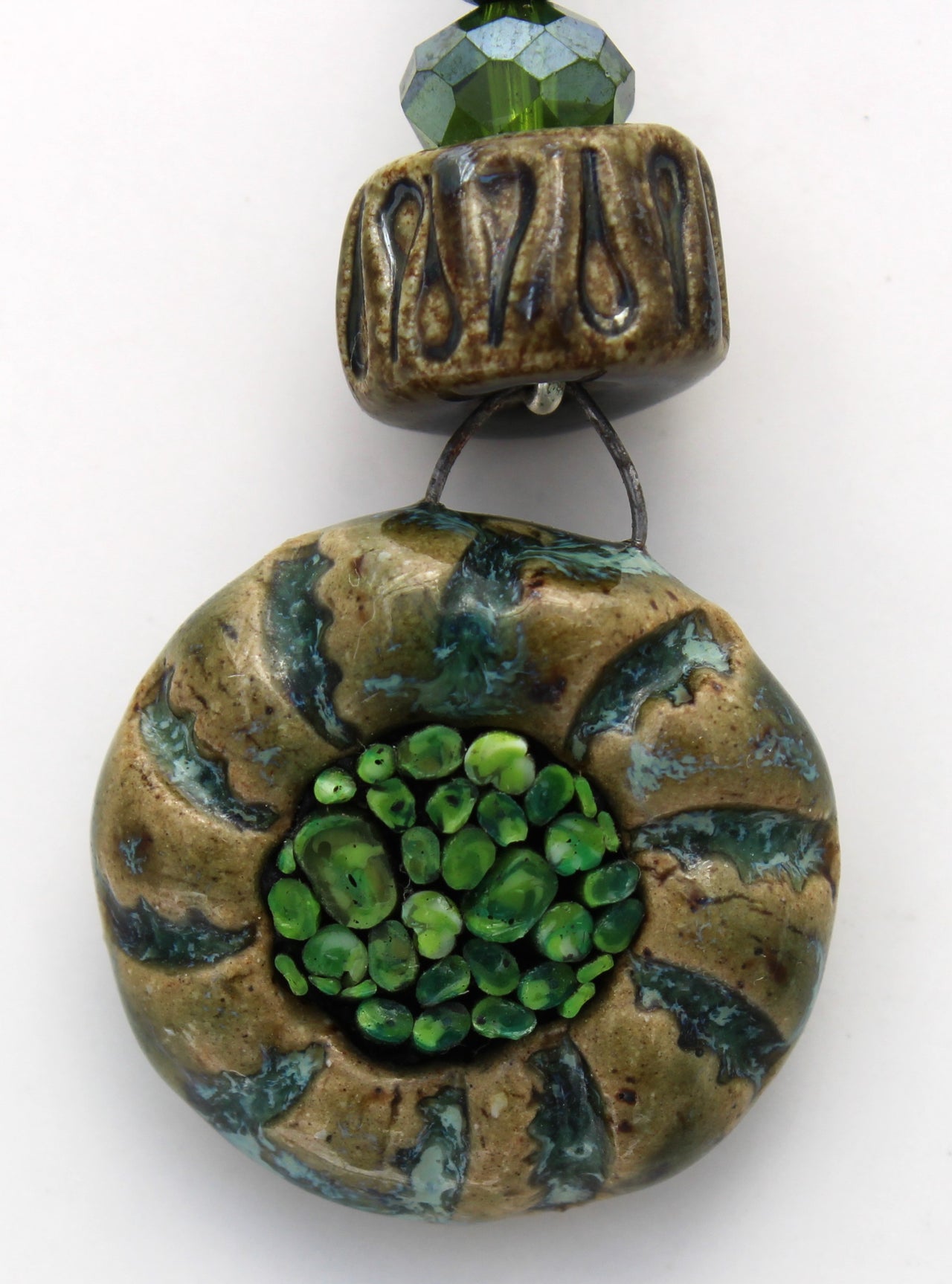 Micro Mosaic Necklace 1007