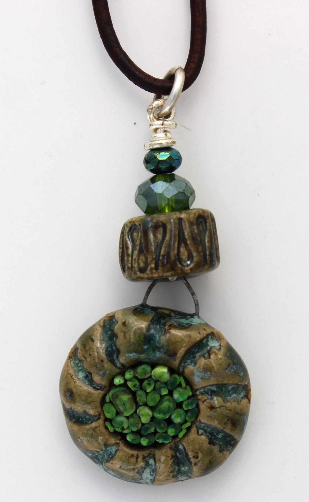 Micro Mosaic Necklace 1007