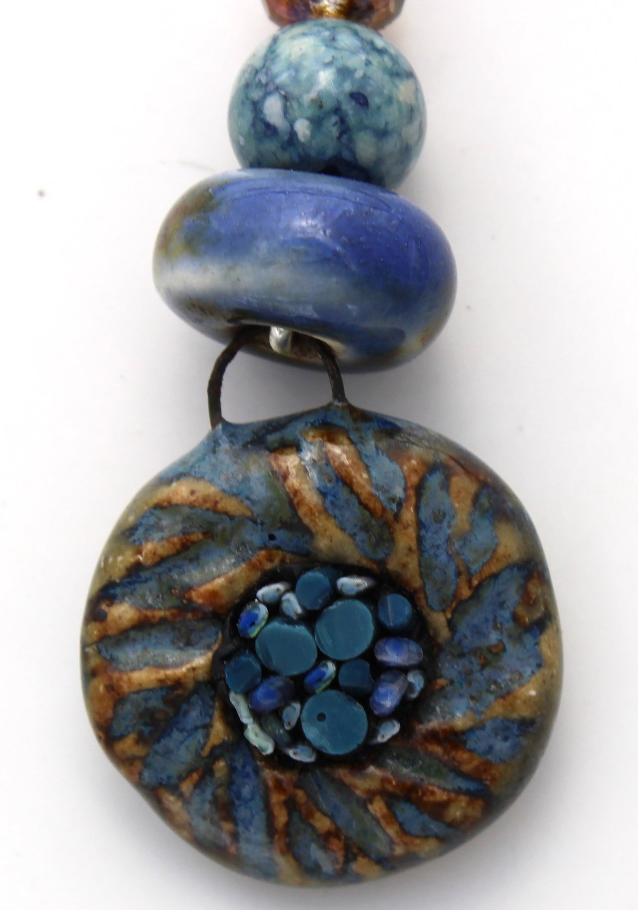 Micro Mosaic Necklace 1008