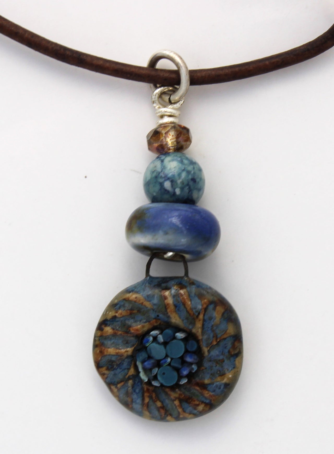 Micro Mosaic Necklace 1008