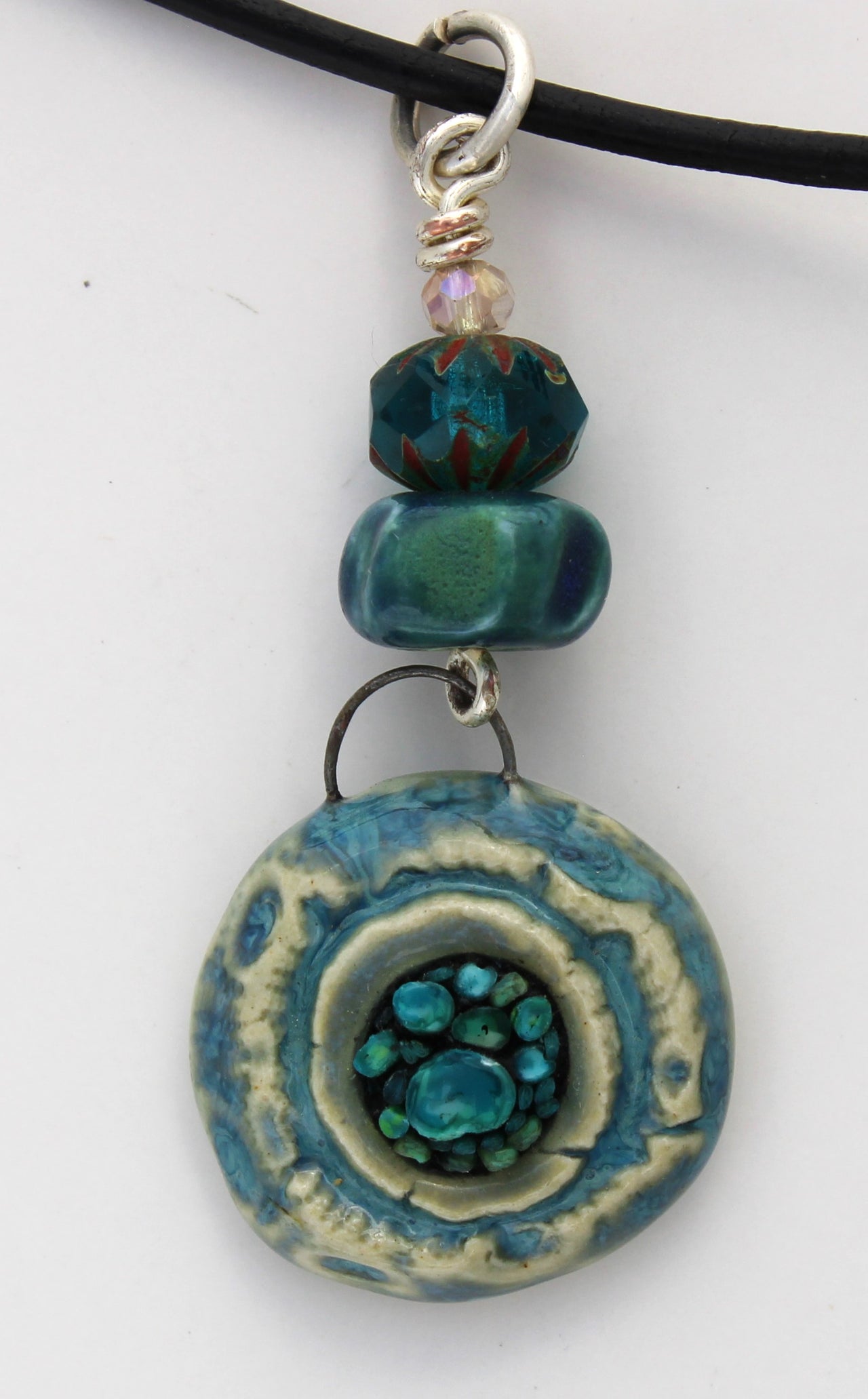 Micro Mosaic Necklace 1009