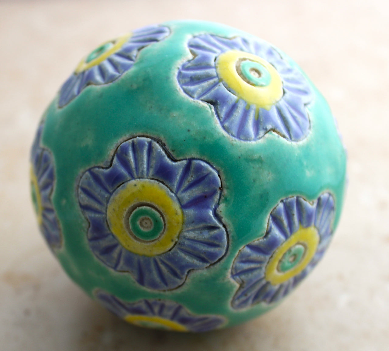 Ceramic Orb Sculpture 4
