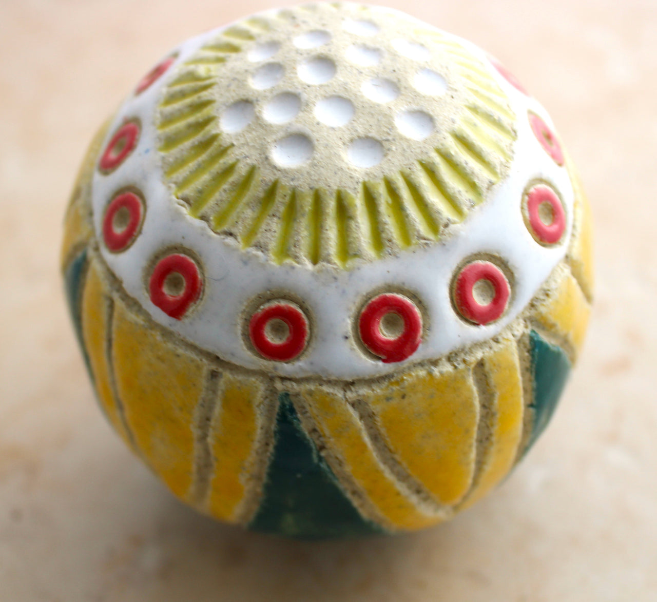 Ceramic Orb Sculpture 1