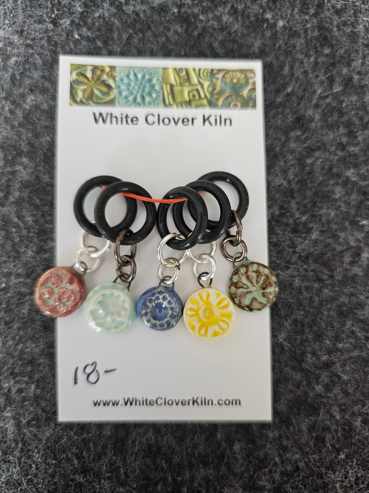 Ceramic Stitch Marker Set 1