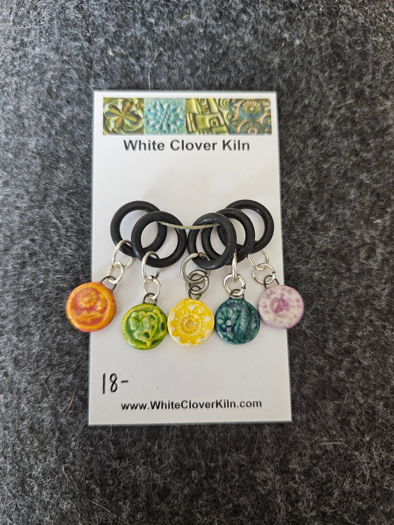 Ceramic Stitch Marker Set 3