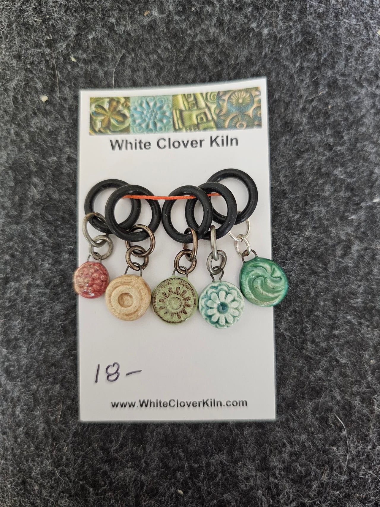 Ceramic Stitch Marker Set 7