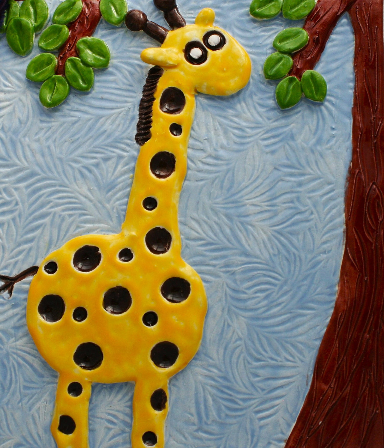 Giraffe Ceramic Wall Art Tile 1