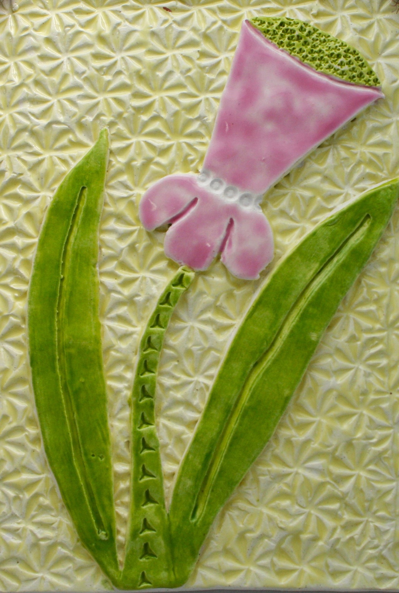 Flower Ceramic Wall Art Tile 1