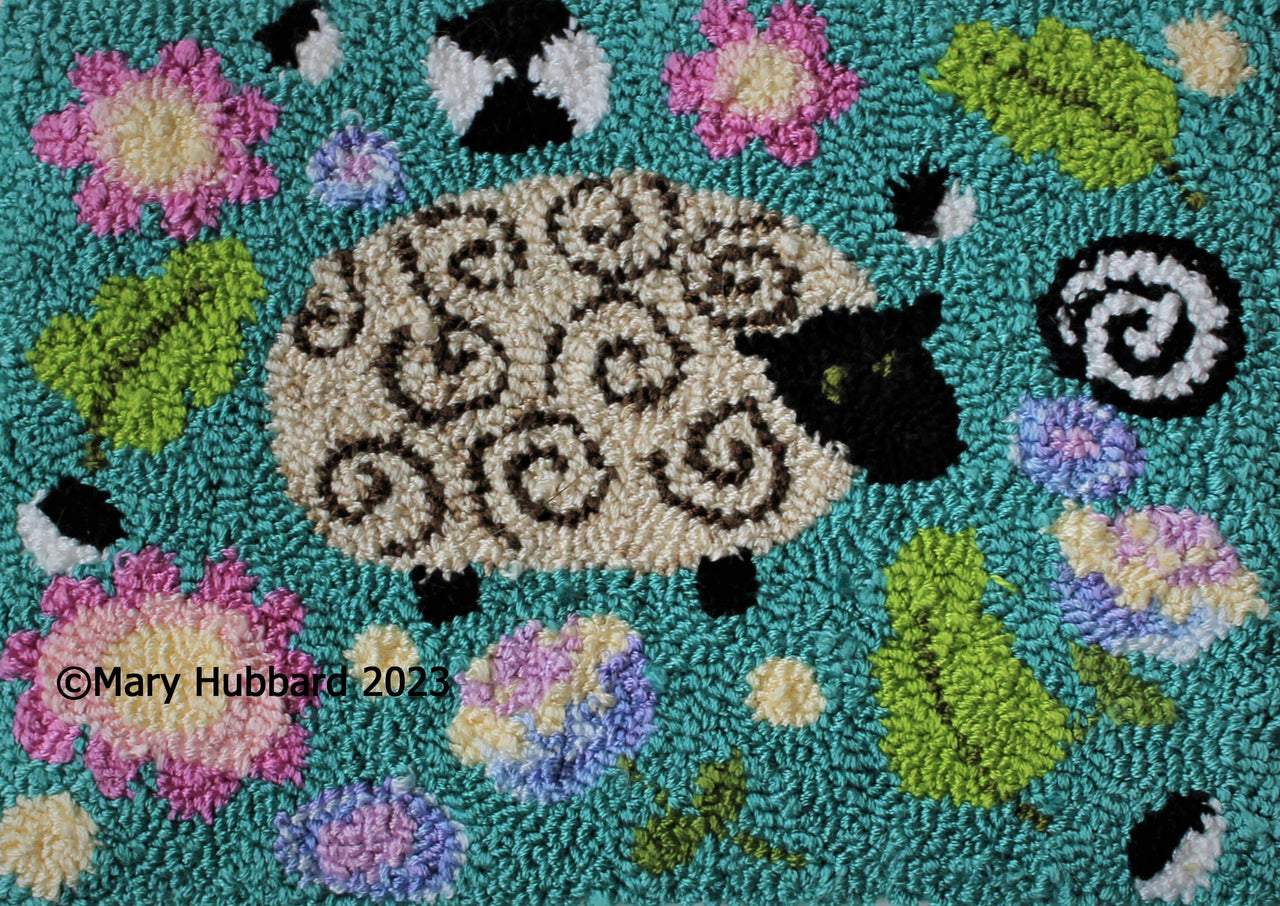 Big Sheep Punch Needle Embroidery PDF Pattern
