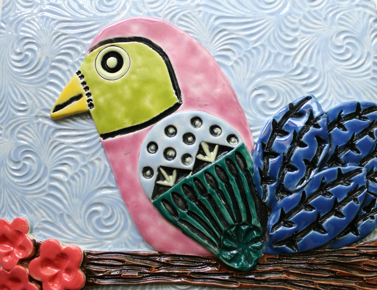 Bird Ceramic Wall Art Tile 2