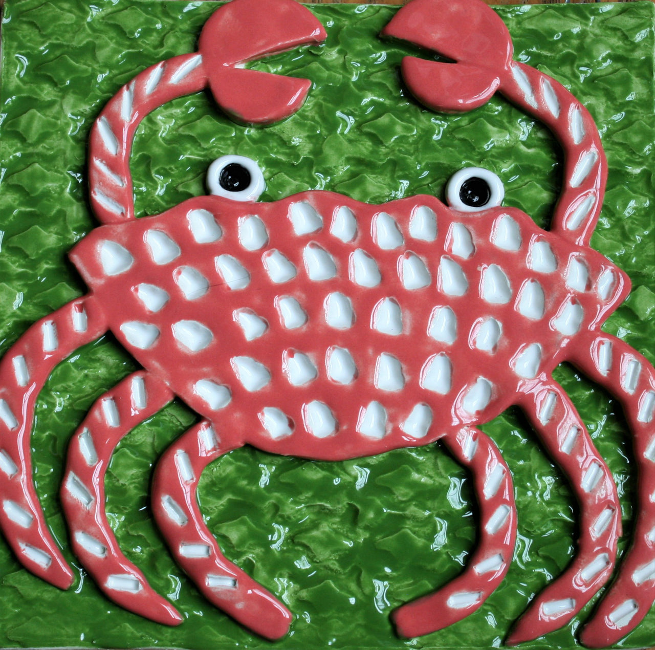 Crab Ceramic Wall Art Tile 1
