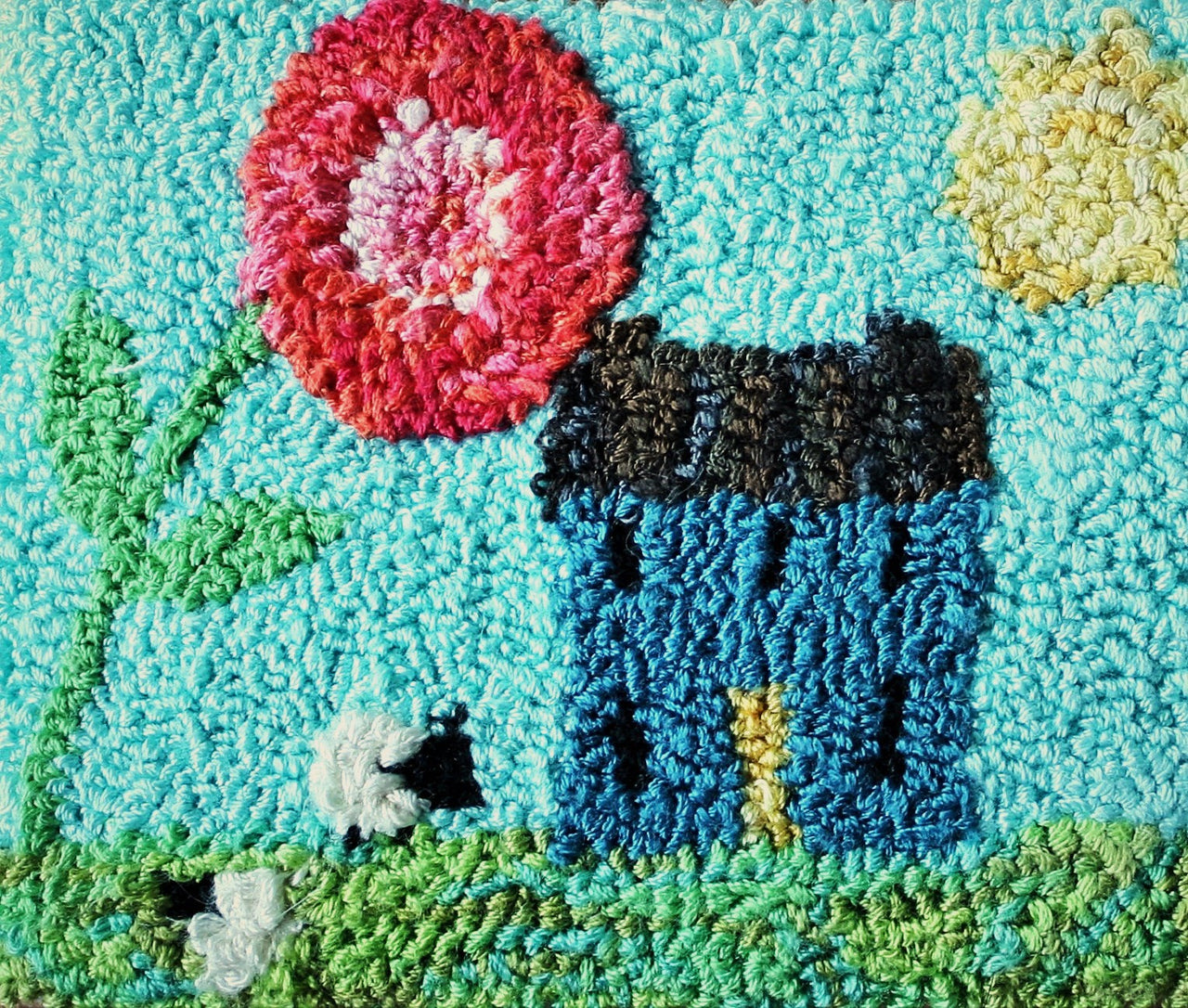 Farm House Punch Needle Embroidery PDF Pattern