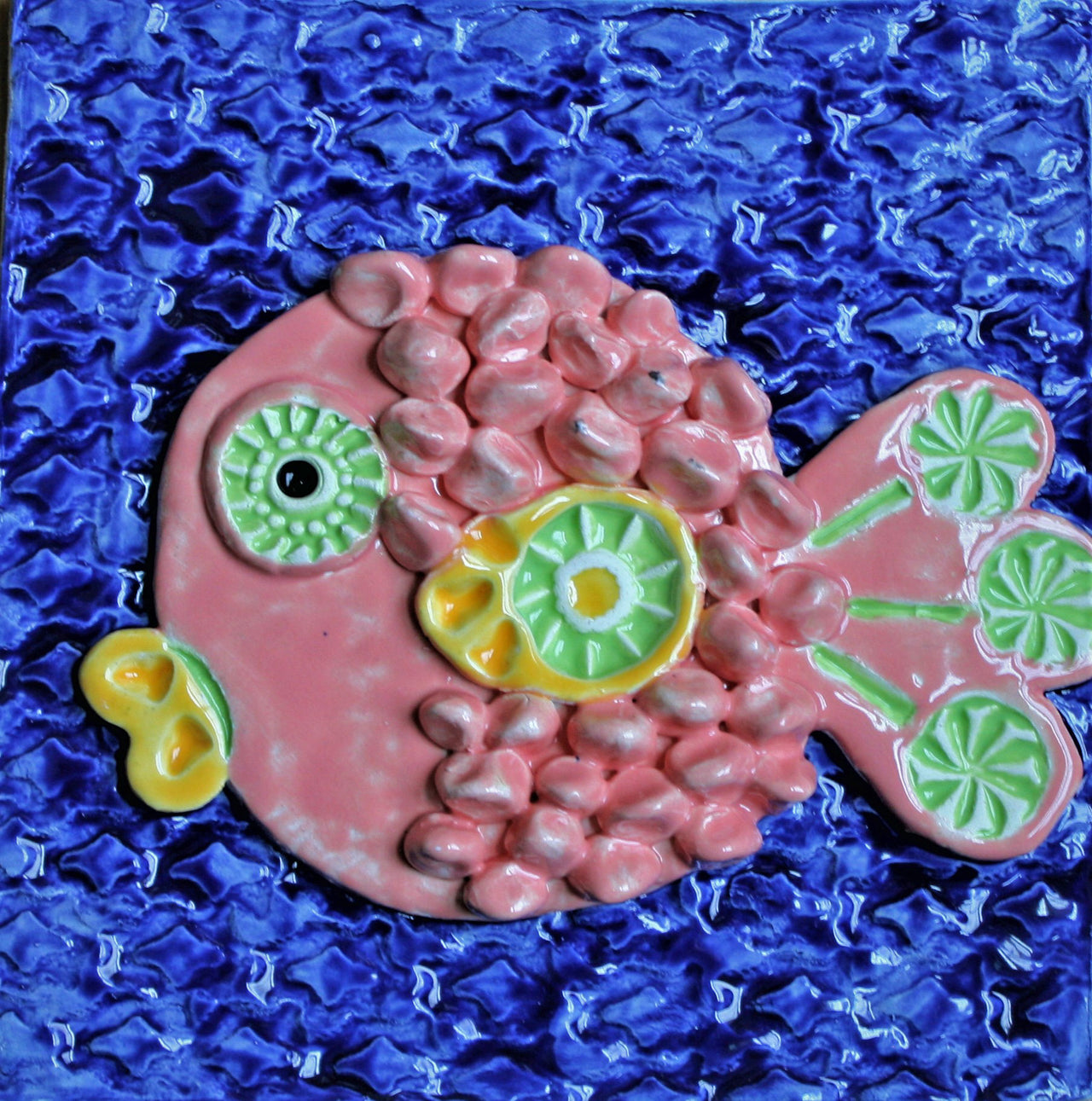 Fish Ceramic Wall Art Tile 14