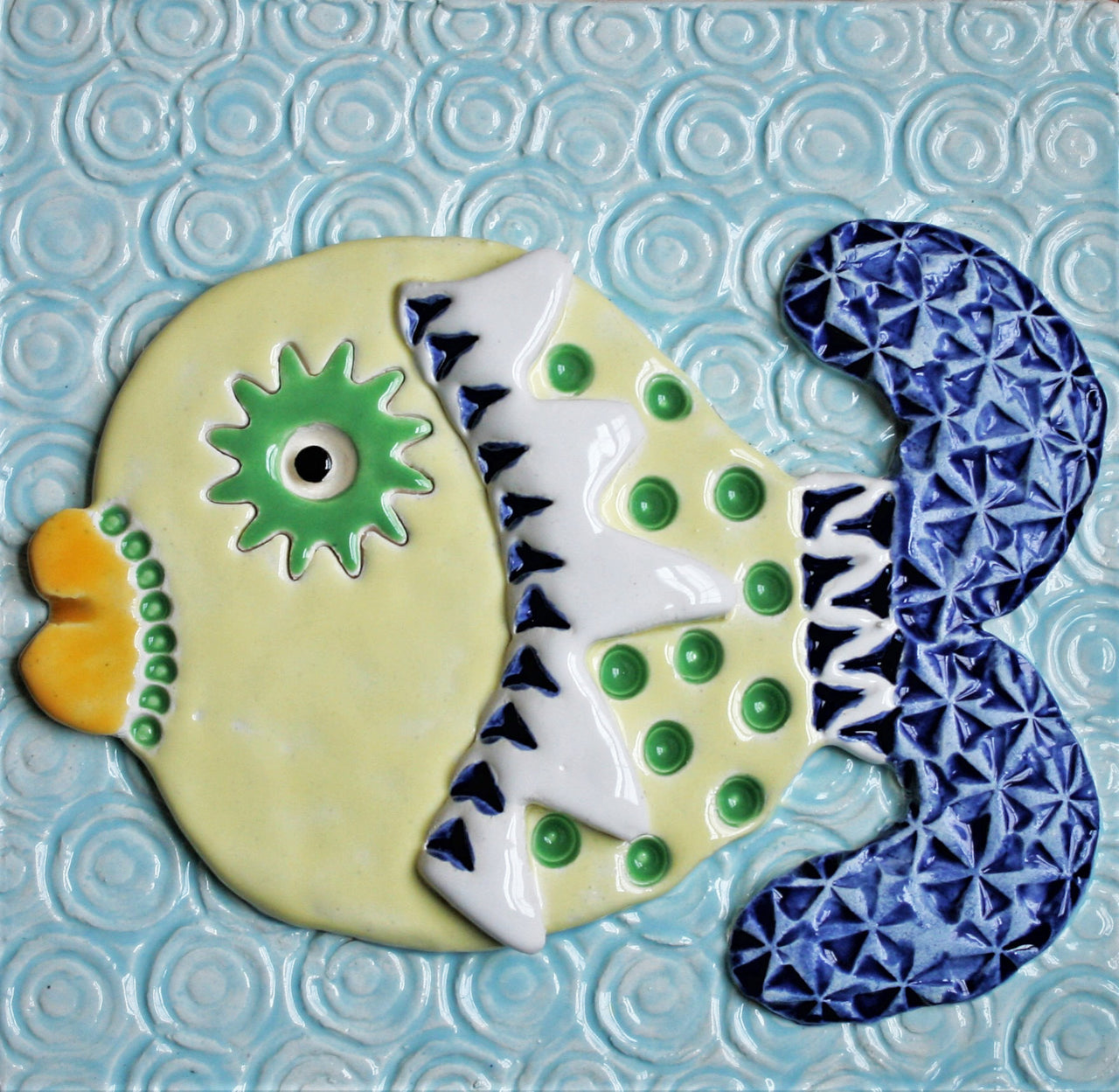 Fish Ceramic Wall Art Tile 15
