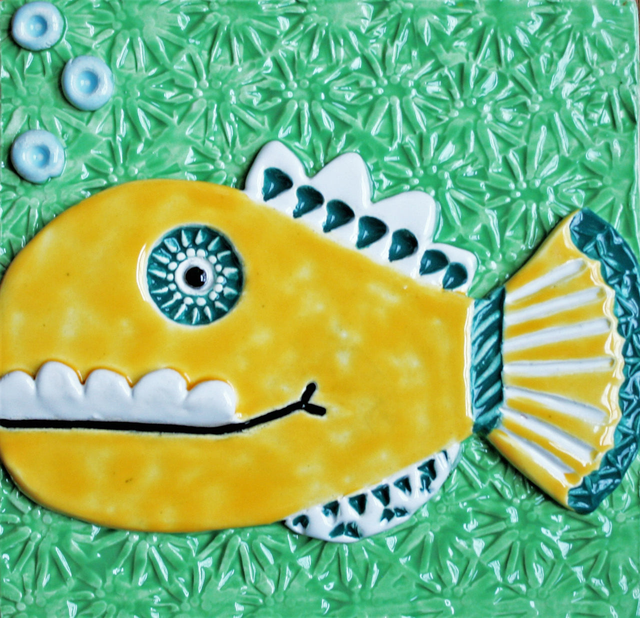 Fish Ceramic Wall Art Tile 16
