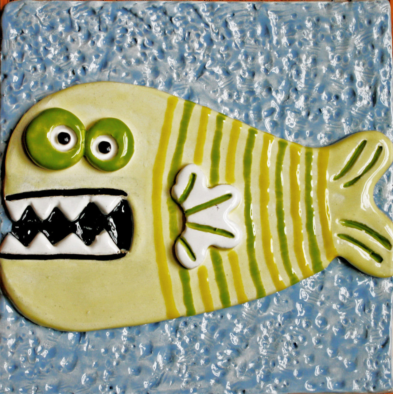Fish Ceramic Wall Art Tile 19