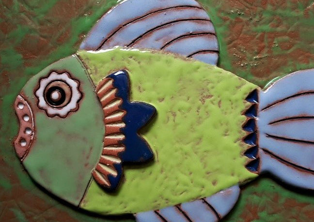 Fish Ceramic Wall Art Tile 3