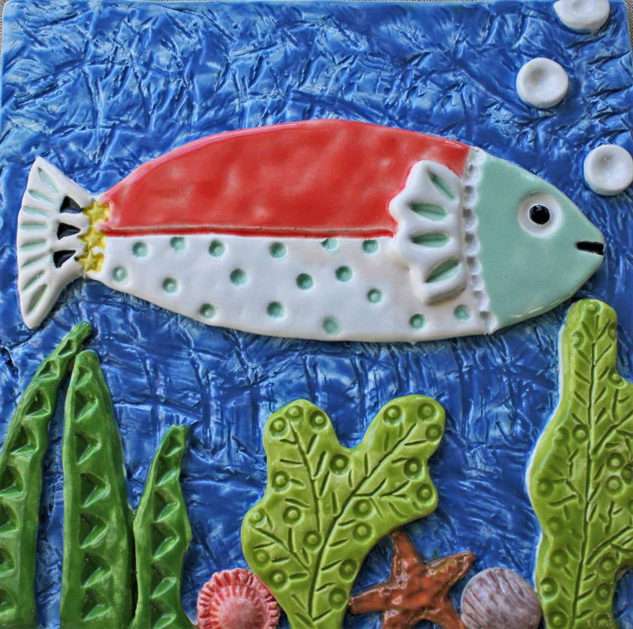 Fish Ceramic Wall Art Tile 32
