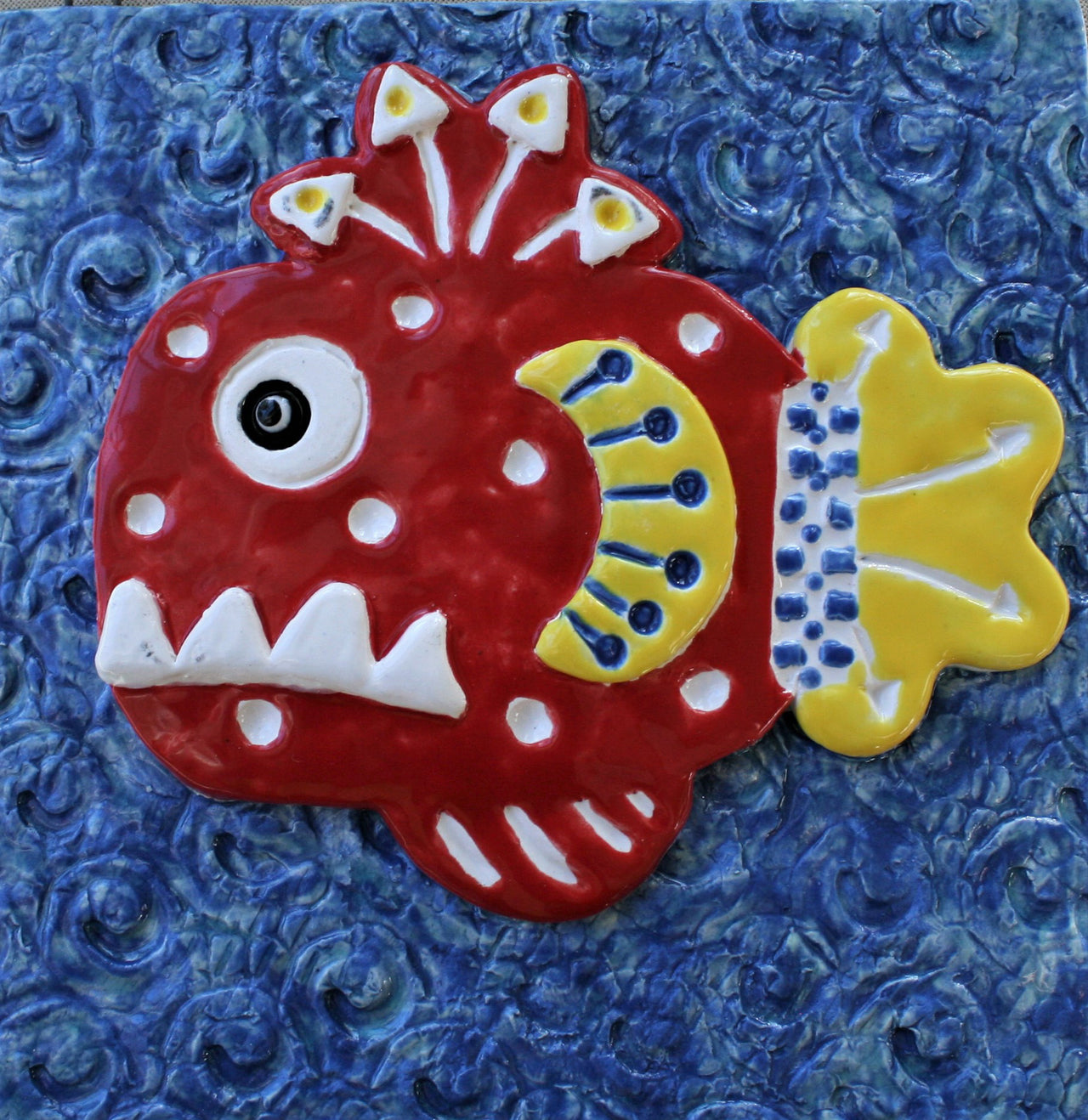 Fish Ceramic Wall Art Tile 36
