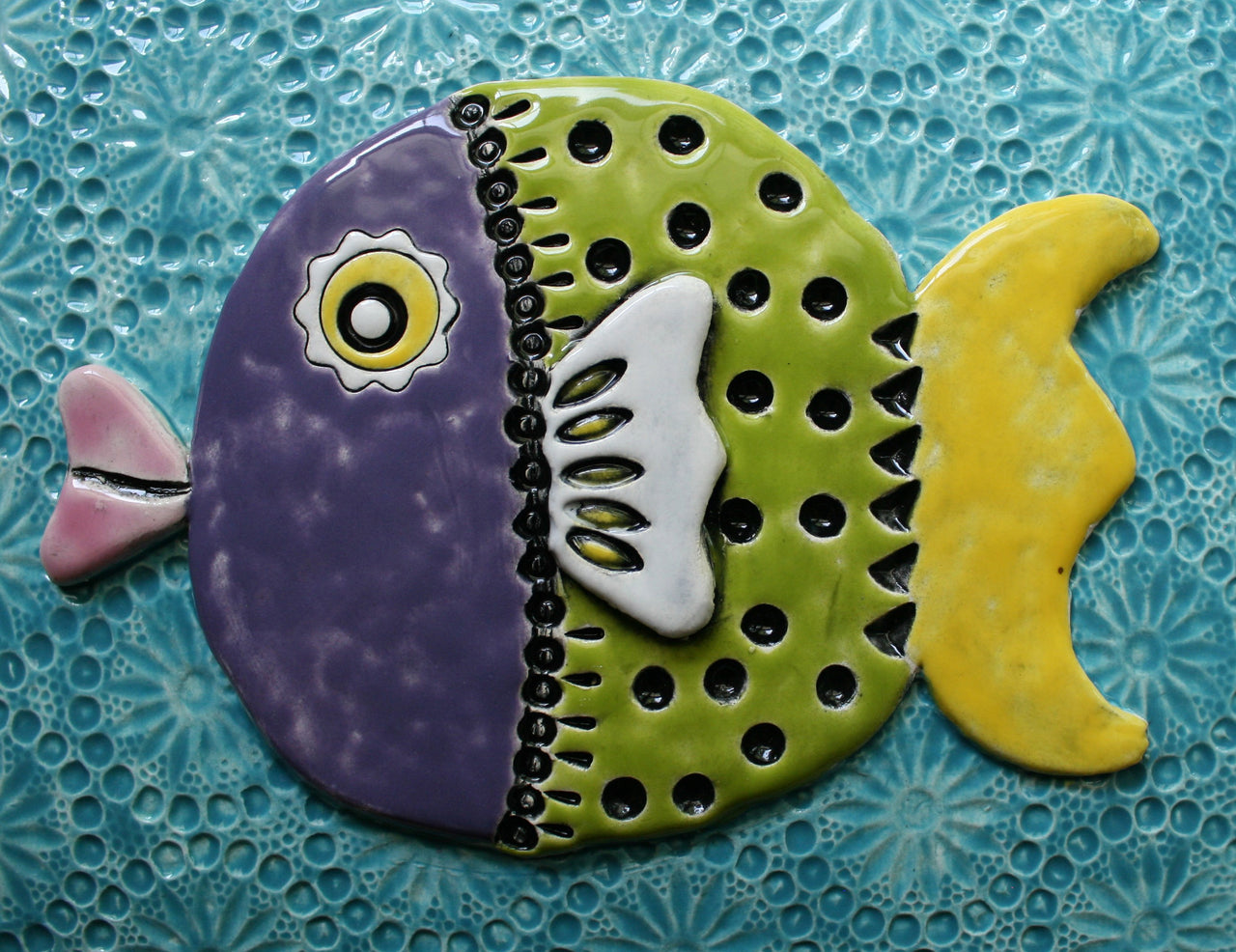 Fish Ceramic Wall Art Tile 4