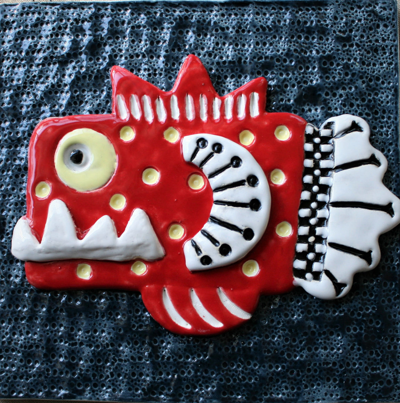 Fish Ceramic Wall Art Tile 48