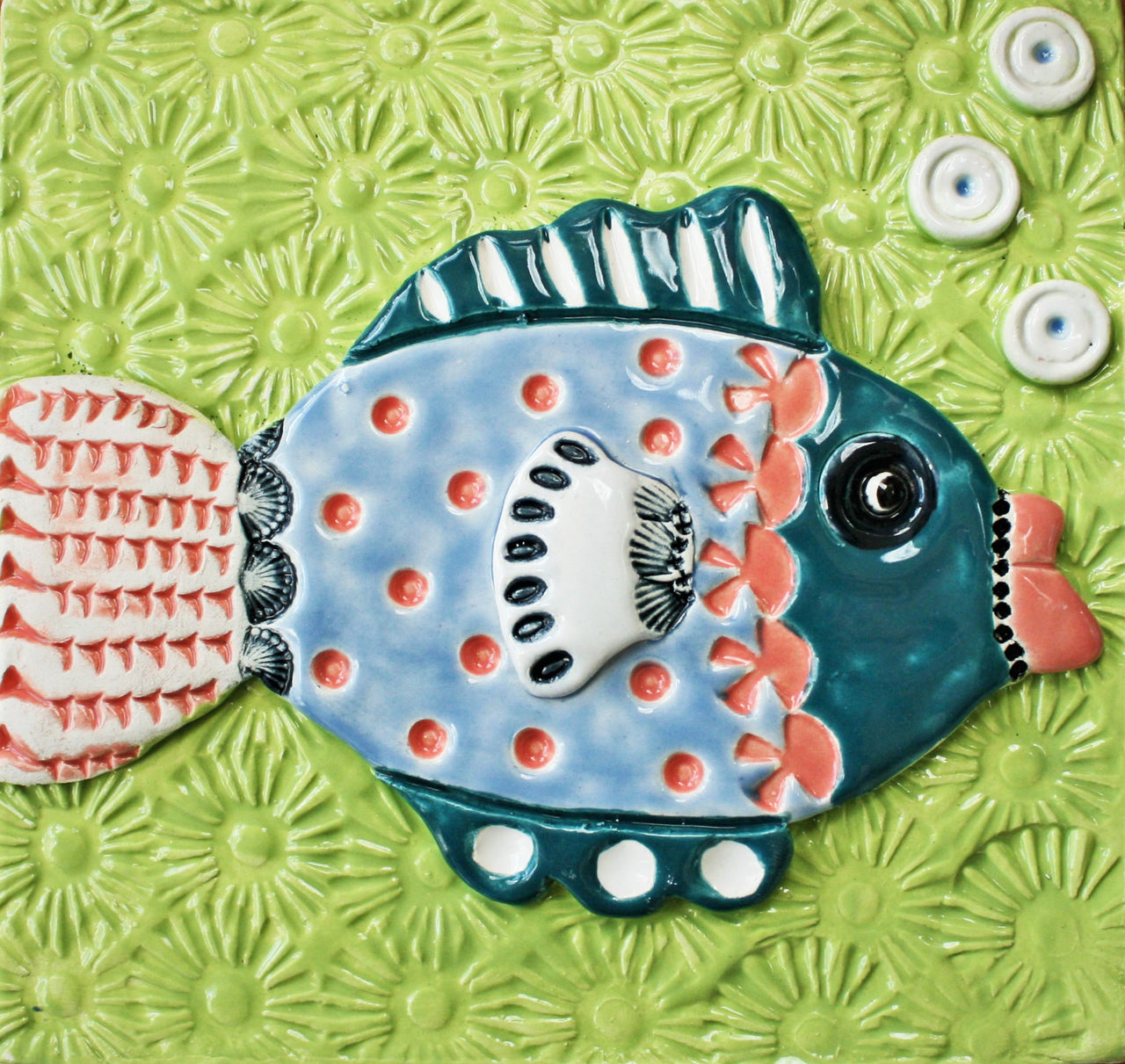 Fish Ceramic Wall Art Tile 8