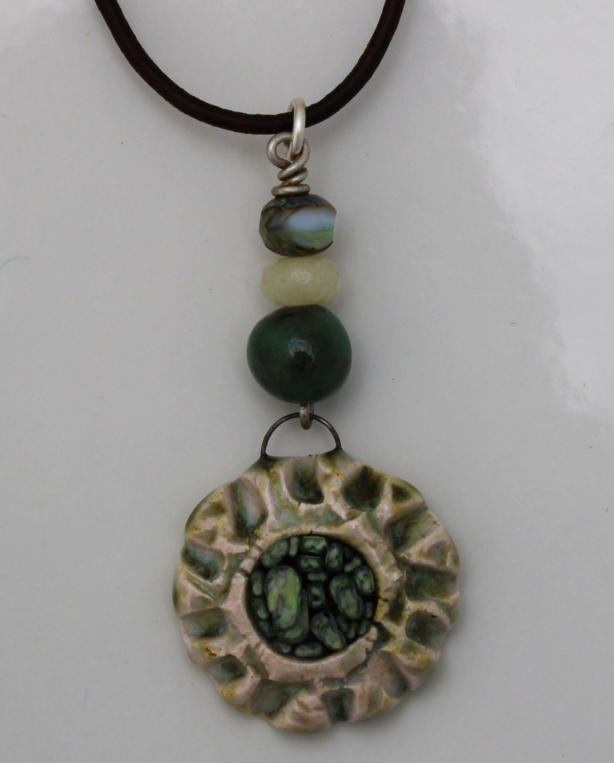 Micro Mosaic Necklace 1029