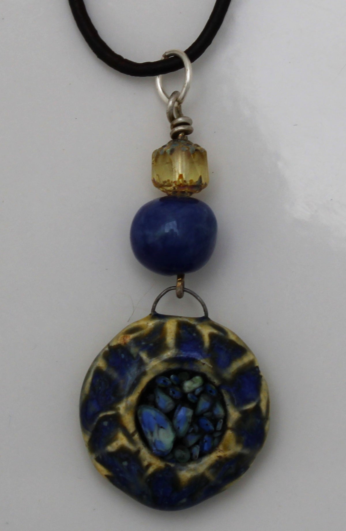 Micro Mosaic Necklace 1014