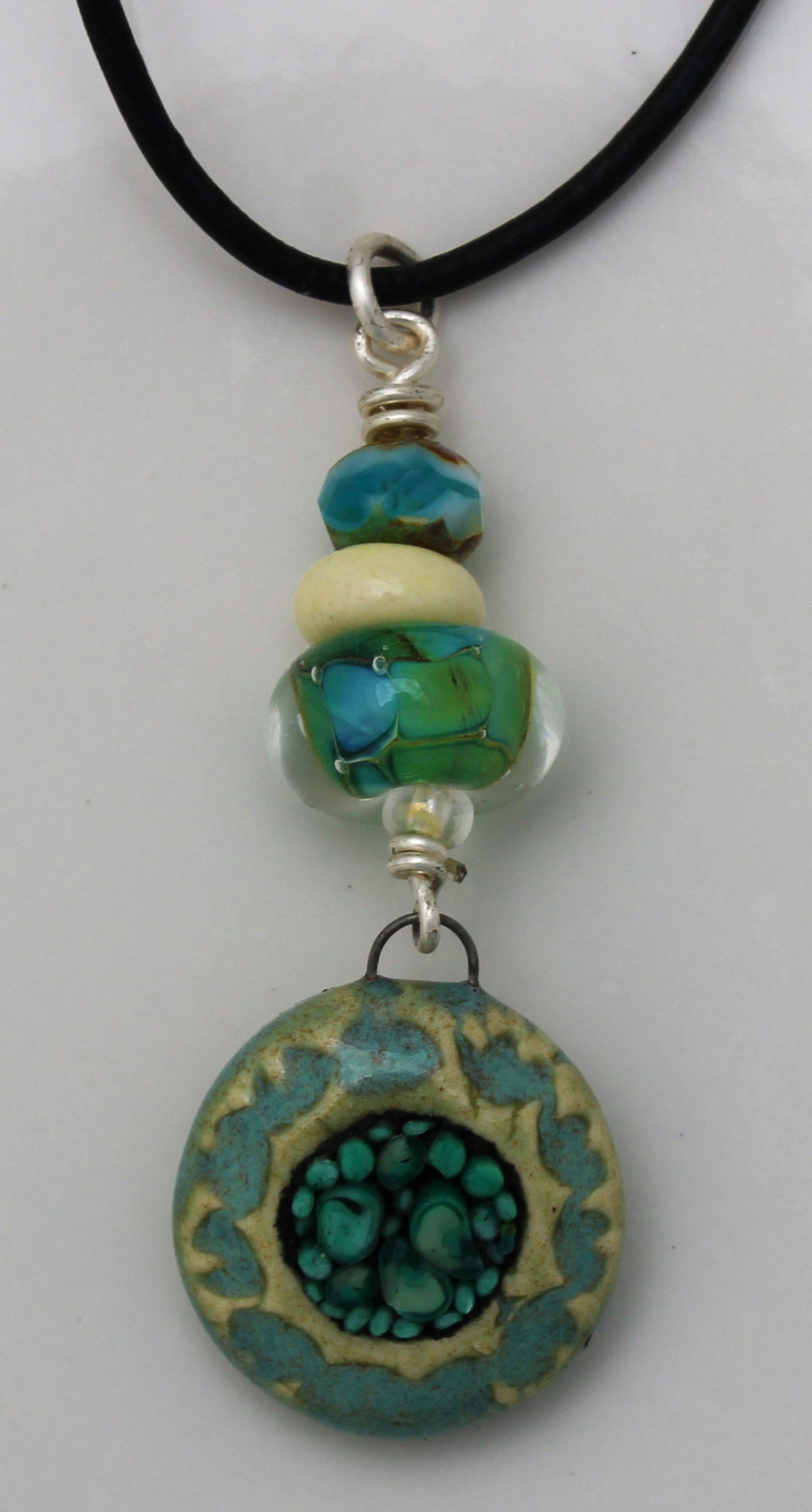 Micro Mosaic Necklace 1016