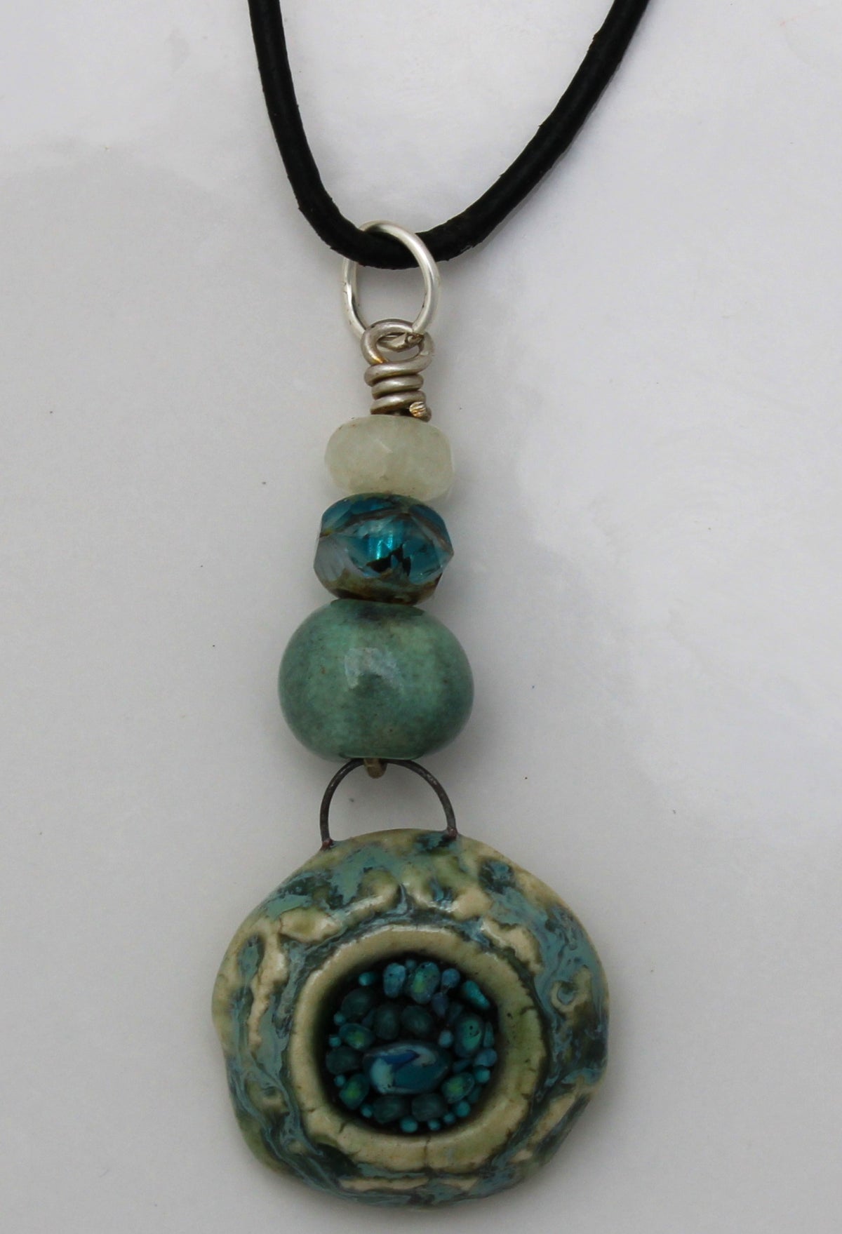 Micro Mosaic Necklace 1017