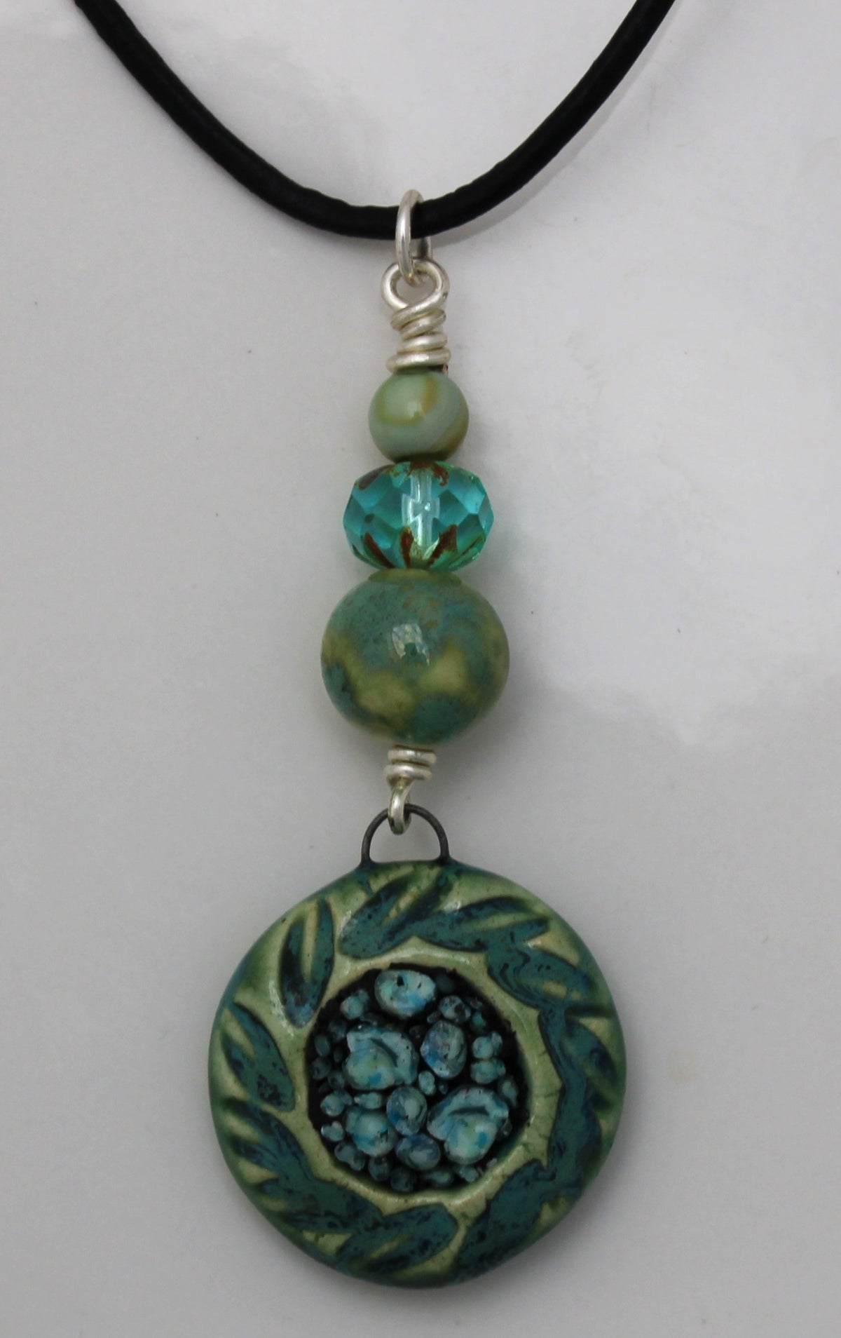 Micro Mosaic Necklace 1018