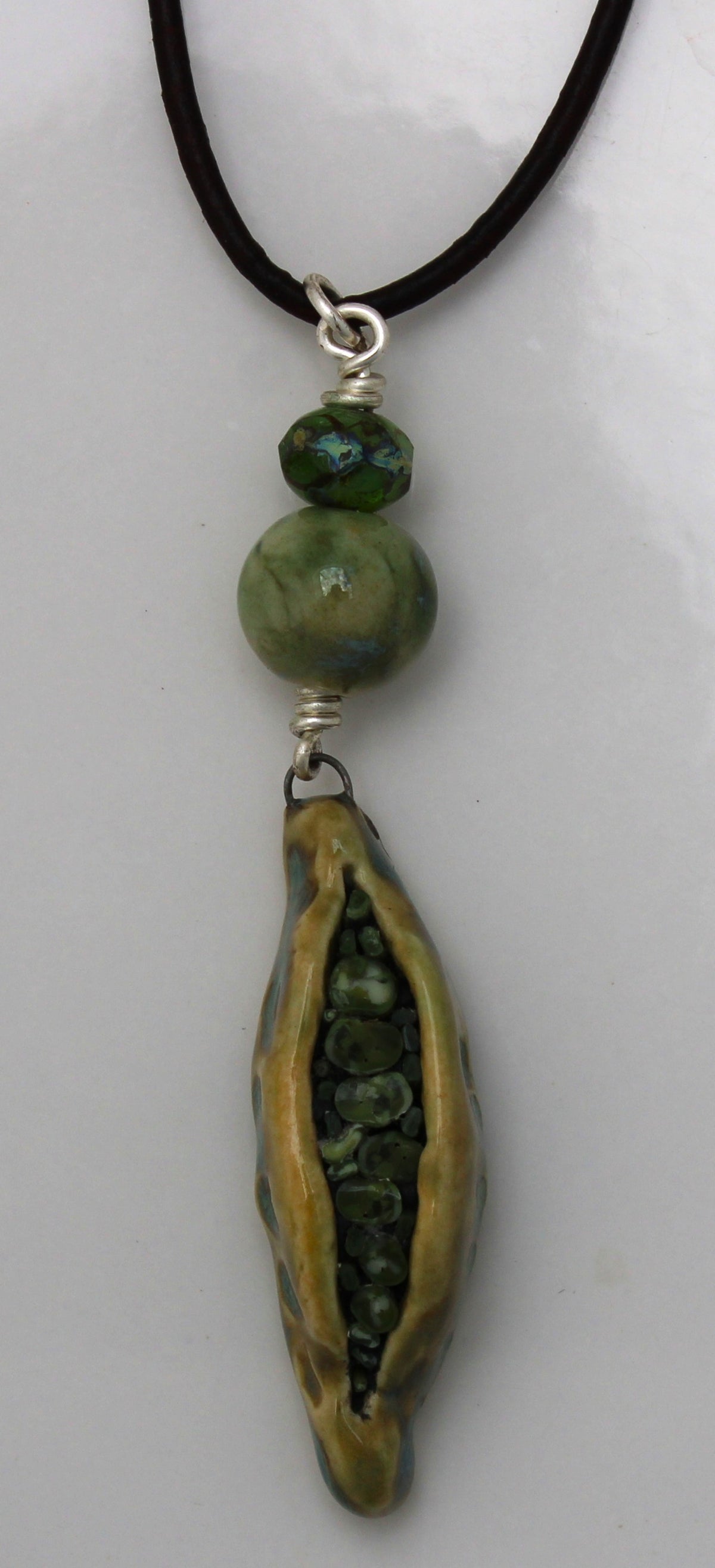 Micro Mosaic Necklace 1020