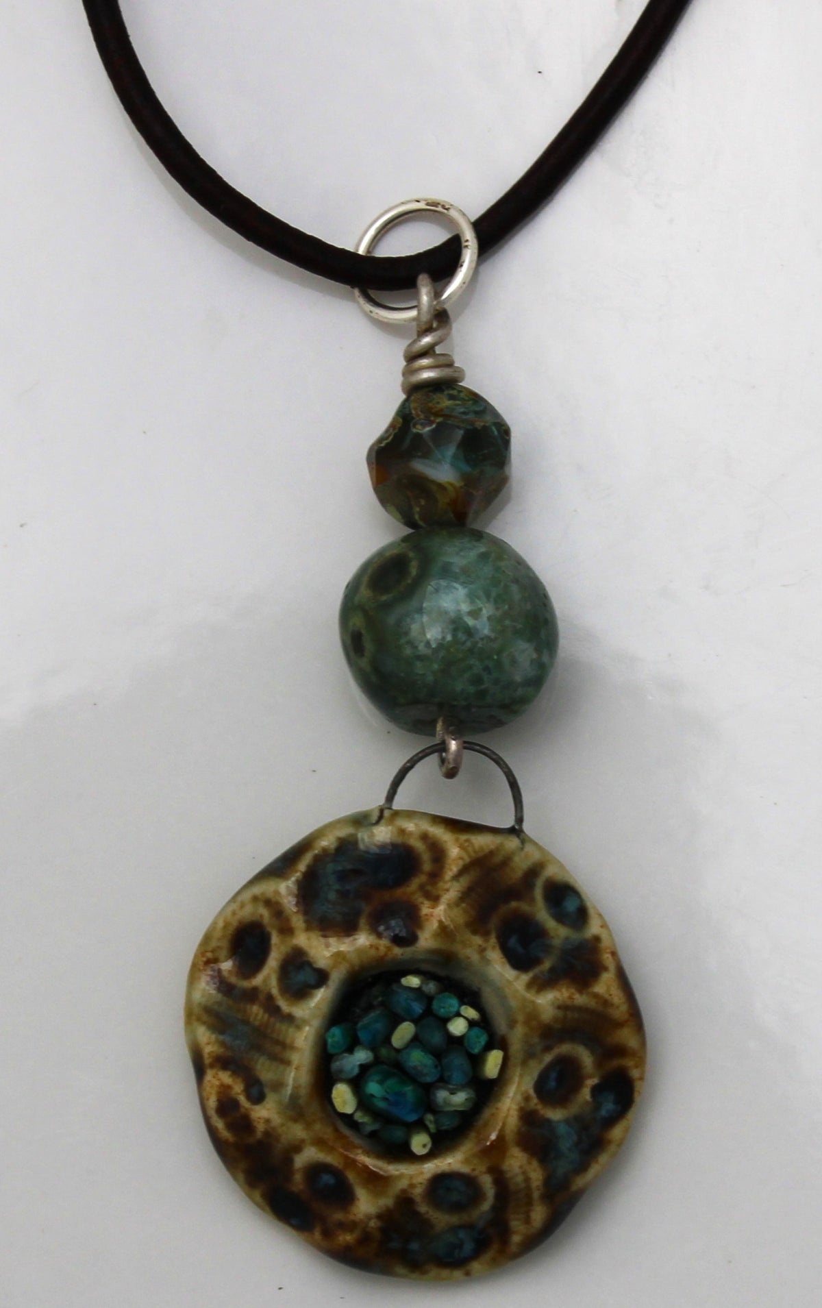 Micro Mosaic Necklace 1022