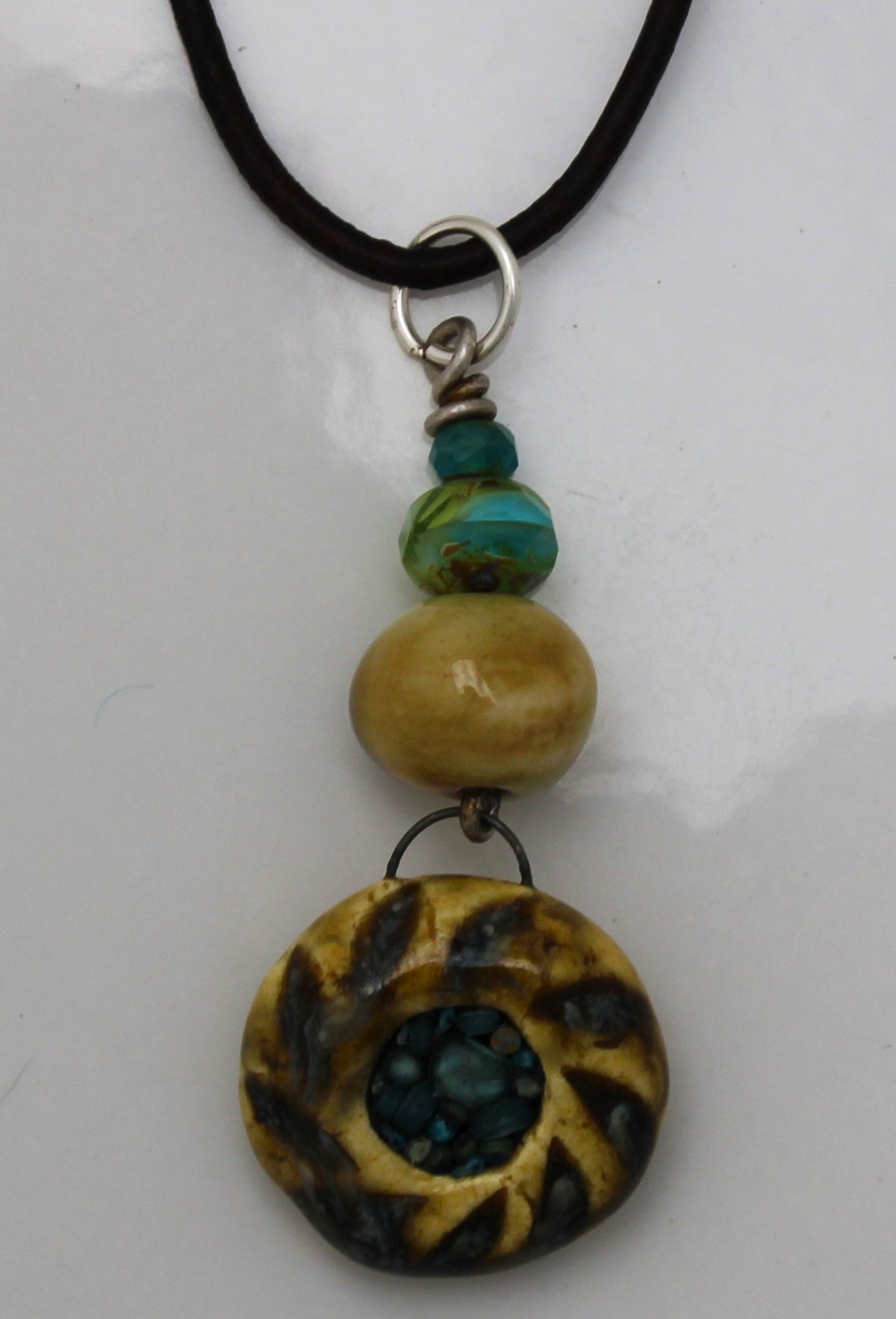 Micro Mosaic Necklace 1023
