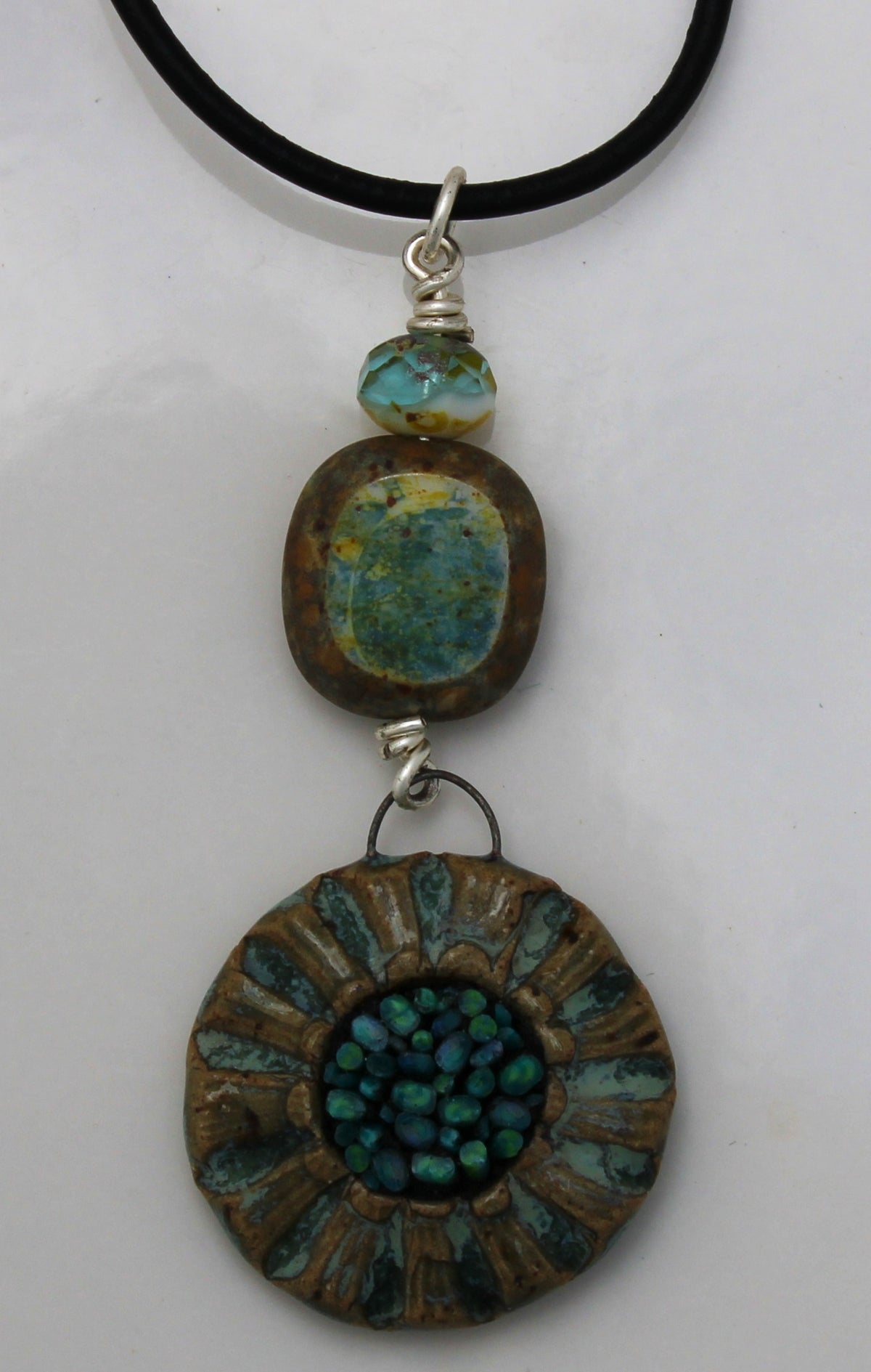 Micro Mosaic Necklace 1025