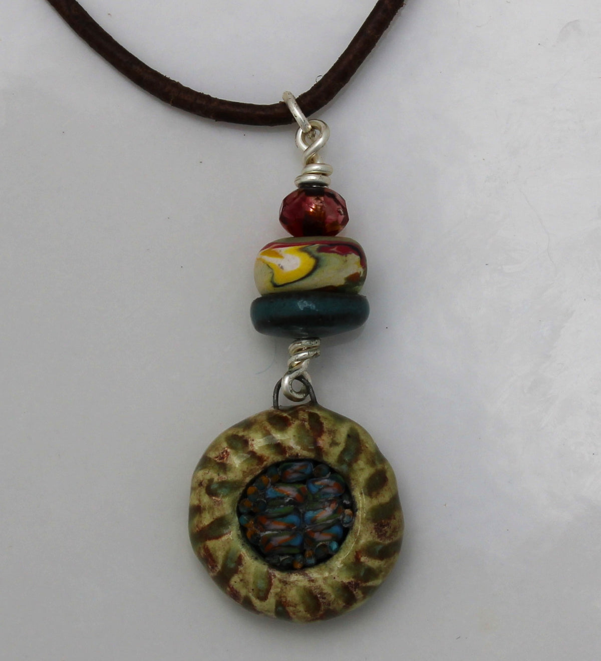 Micro Mosaic Necklace 1028