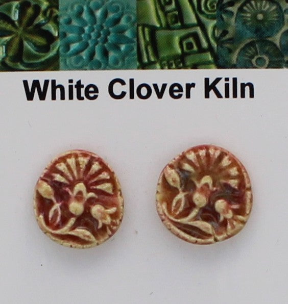 Ceramic Post Earrings 2608