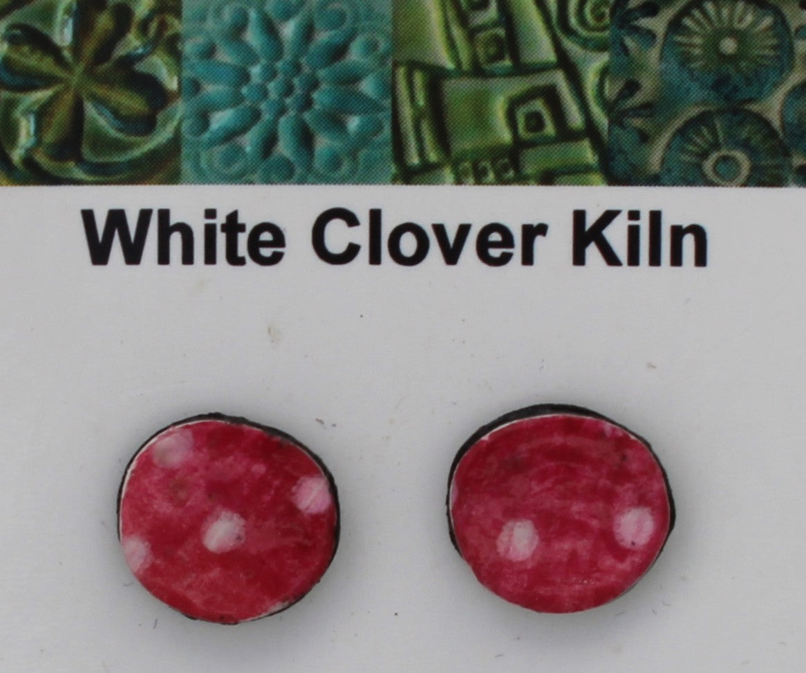 Hand Painted Paper Post Earrings 2607